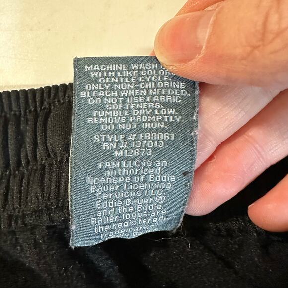 Eddie Bauer Straight Leg Black Joggers size Small - Picture 4 of 11